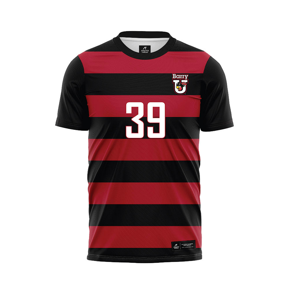 Barry - NCAA Women's Soccer : Alyna McFayden - Black Soccer Jersey-0