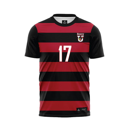 Barry - NCAA Women's Soccer : Aryanna Marin - Black Soccer Jersey-0