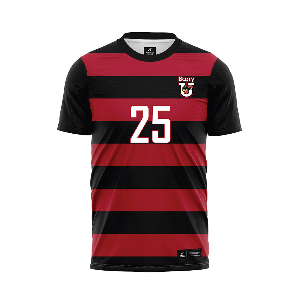 Barry - NCAA Women's Soccer : Abby Bowen - Black Soccer Jersey-0