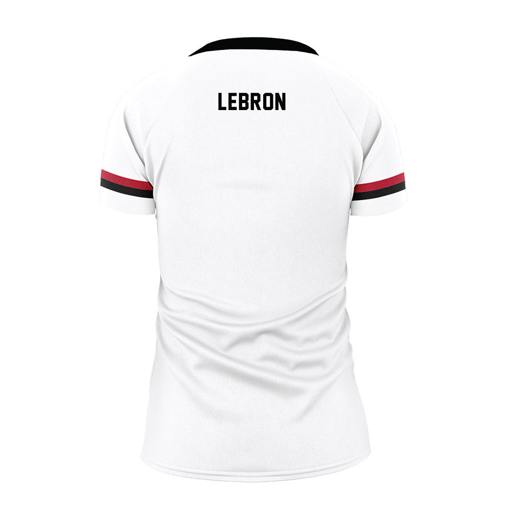 Barry - NCAA Women's Volleyball : Alondra Lebron - White Volleyball Jersey-1