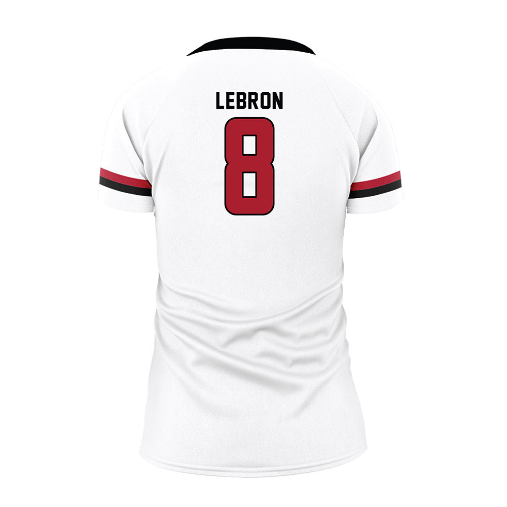 Barry - NCAA Women's Volleyball : Alondra Lebron - White Volleyball Jersey-1