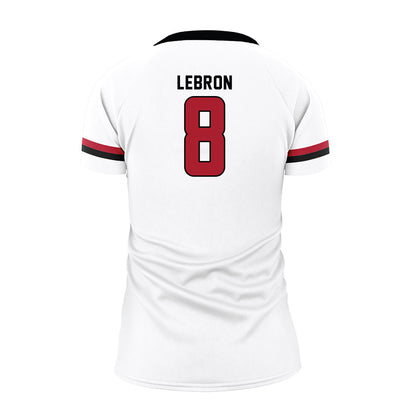 Barry - NCAA Women's Volleyball : Alondra Lebron - White Volleyball Jersey-1