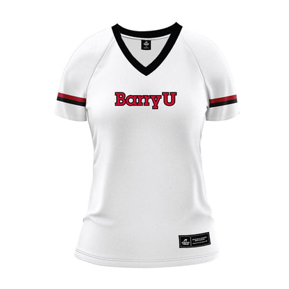 Barry - NCAA Women's Volleyball : Sarah Willey - White Volleyball Jersey-0
