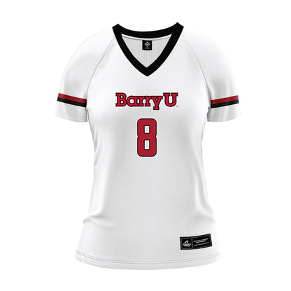 Barry - NCAA Women's Volleyball : Alondra Lebron - White Volleyball Jersey-0