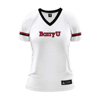 Barry - NCAA Women's Volleyball : Thalia Iglesias - White Volleyball Jersey-0