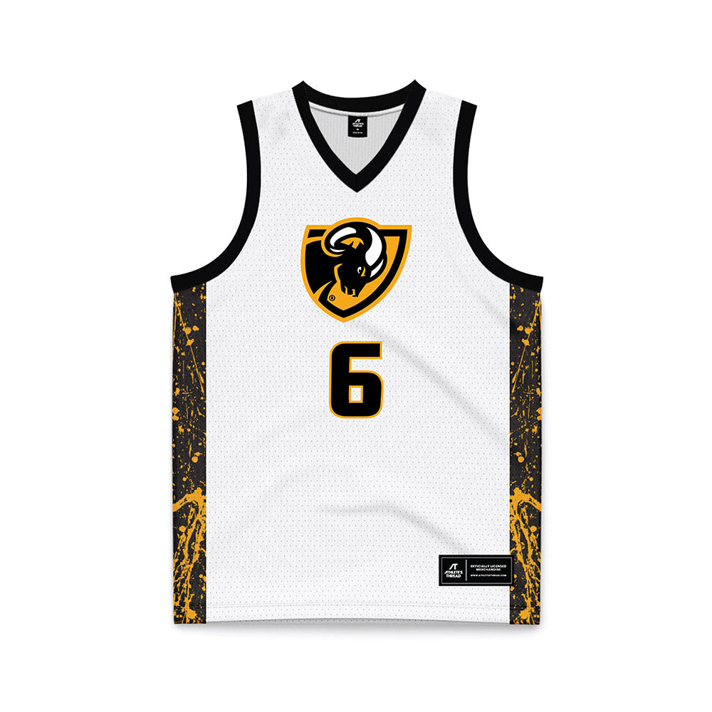 VCU - NCAA Men's Basketball : Terrence Hill Jr - Basketball Jersey-0
