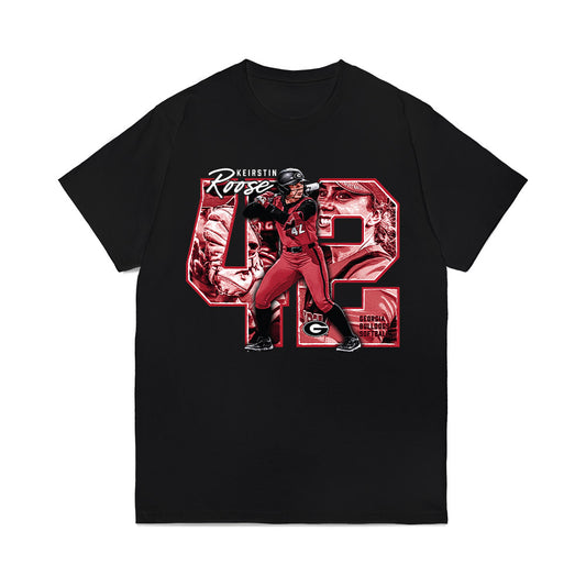 Georgia - NCAA Softball : Keirstin Roose - Graphic Comfort Colors T-Shirt-0