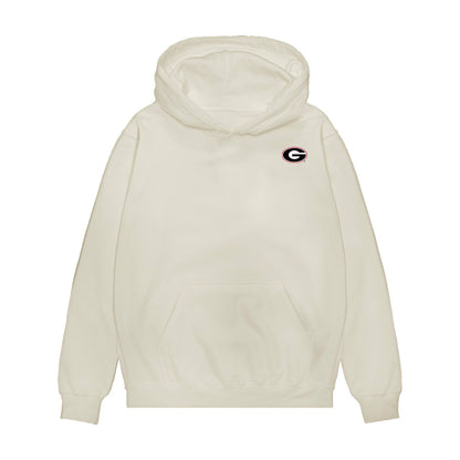 Georgia - NCAA Softball : Keirstin Roose - Cutout Collage Premium Hooded Sweatshirt-0