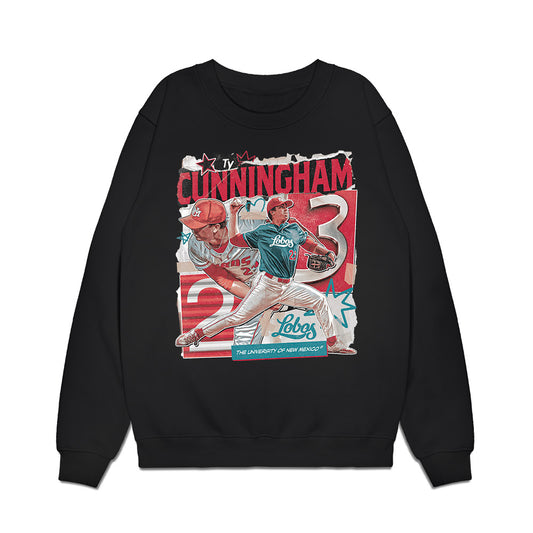 New Mexico - NCAA Baseball : Ty Cunningham - Collage Premium Crewneck Sweatshirt-0