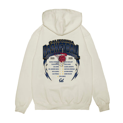 UC Berkeley - NCAA Women's Basketball : - Roster Premium Hooded Sweatshirt-1