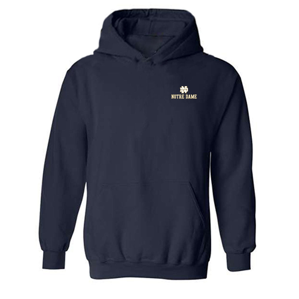 Notre Dame - NCAA Women's Basketball : - Roster Tee Hooded Sweatshirt-0