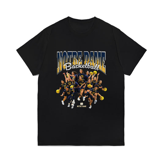 Notre Dame - NCAA Women's Basketball : - Team Collage Comfort Colors T-Shirt-0