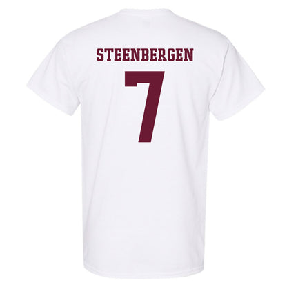 Texas A&M - NCAA Women's Basketball : Pien Steenbergen - Sports Shersey T-Shirt-1