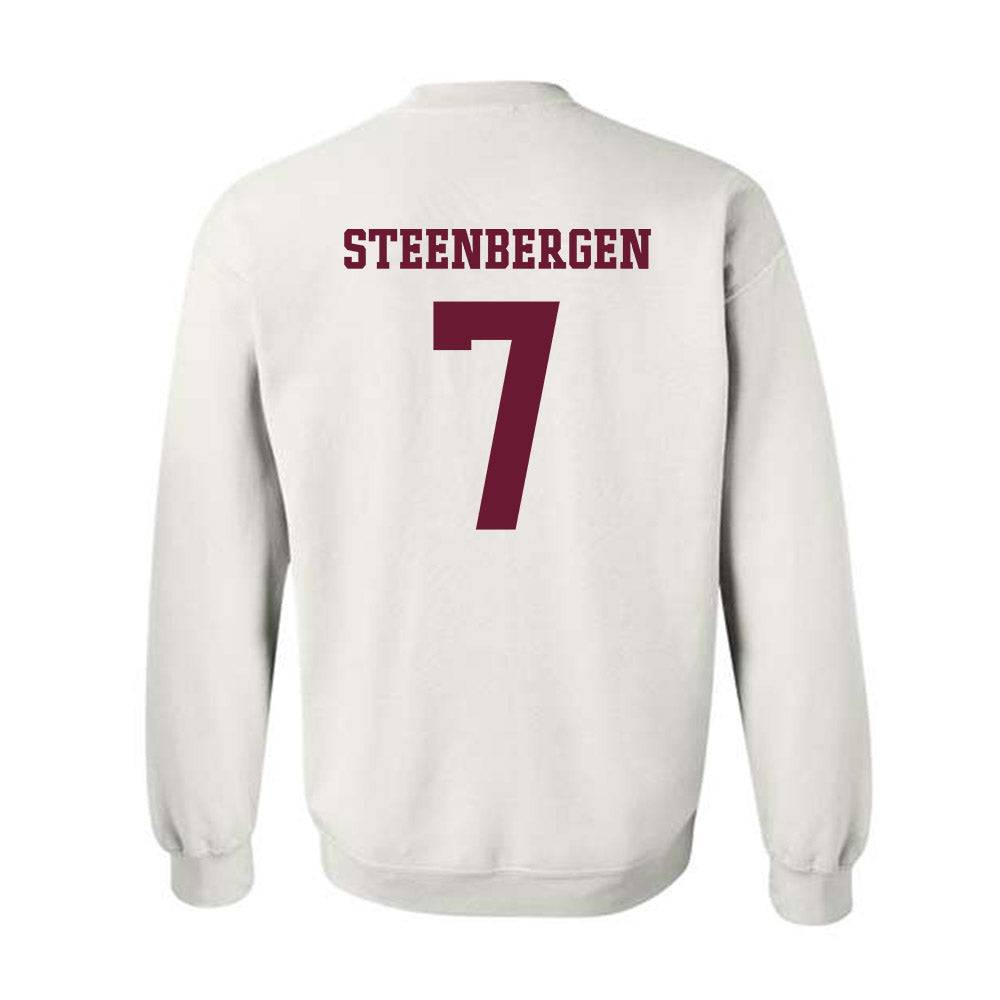 Texas A&M - NCAA Women's Basketball : Pien Steenbergen - Sports Shersey Crewneck Sweatshirt-1