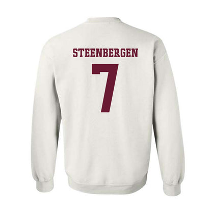 Texas A&M - NCAA Women's Basketball : Pien Steenbergen - Sports Shersey Crewneck Sweatshirt-1