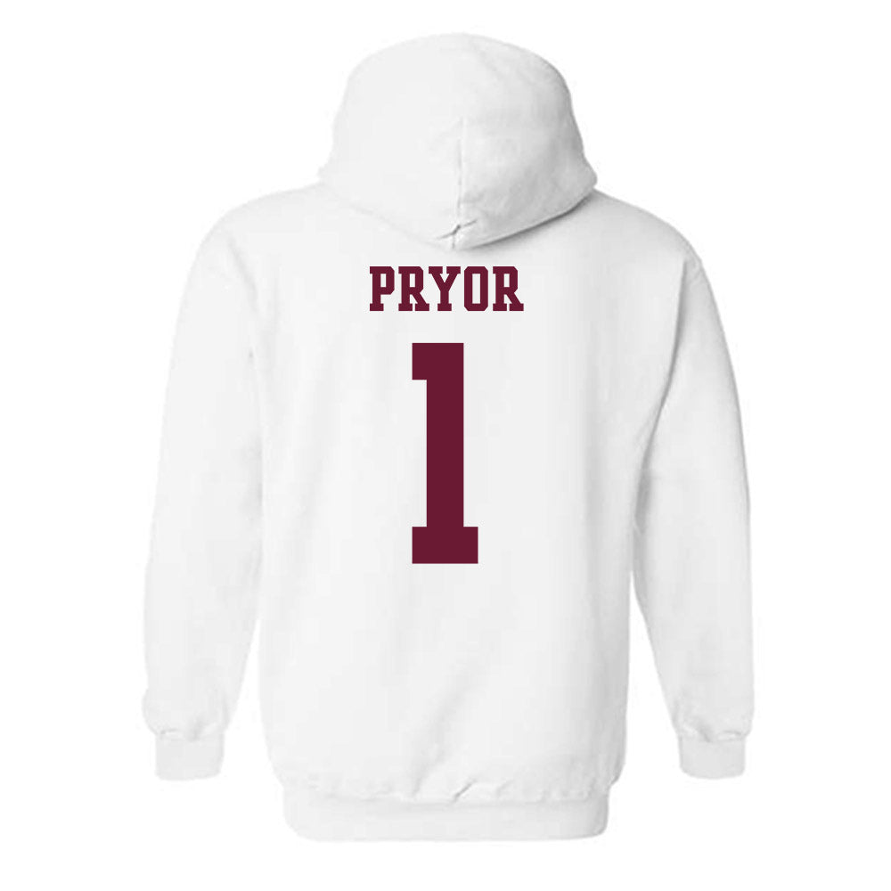 Texas A&M - NCAA Women's Basketball : Ny'Ceara Pryor - Sports Shersey Hooded Sweatshirt-1