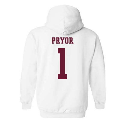 Texas A&M - NCAA Women's Basketball : Ny'Ceara Pryor - Sports Shersey Hooded Sweatshirt-1