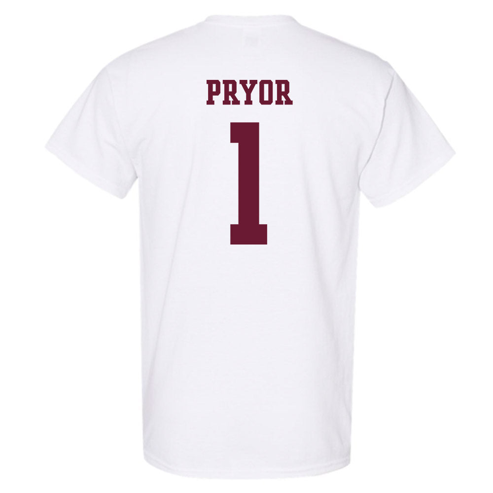 Texas A&M - NCAA Women's Basketball : Ny'Ceara Pryor - Sports Shersey T-Shirt-1