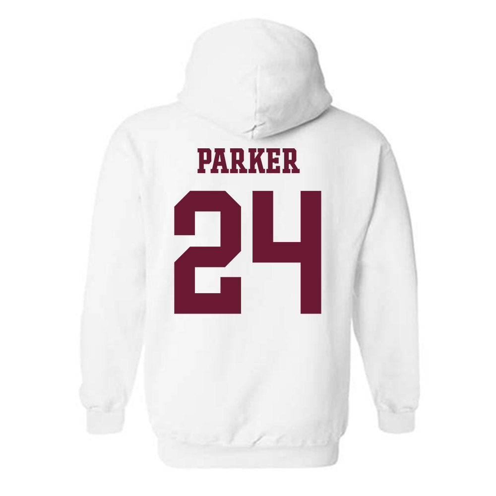Texas A&M - NCAA Women's Basketball : Emerald Parker - Sports Shersey Hooded Sweatshirt-1