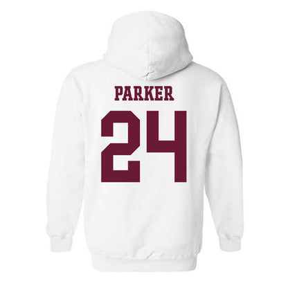 Texas A&M - NCAA Women's Basketball : Emerald Parker - Sports Shersey Hooded Sweatshirt-1