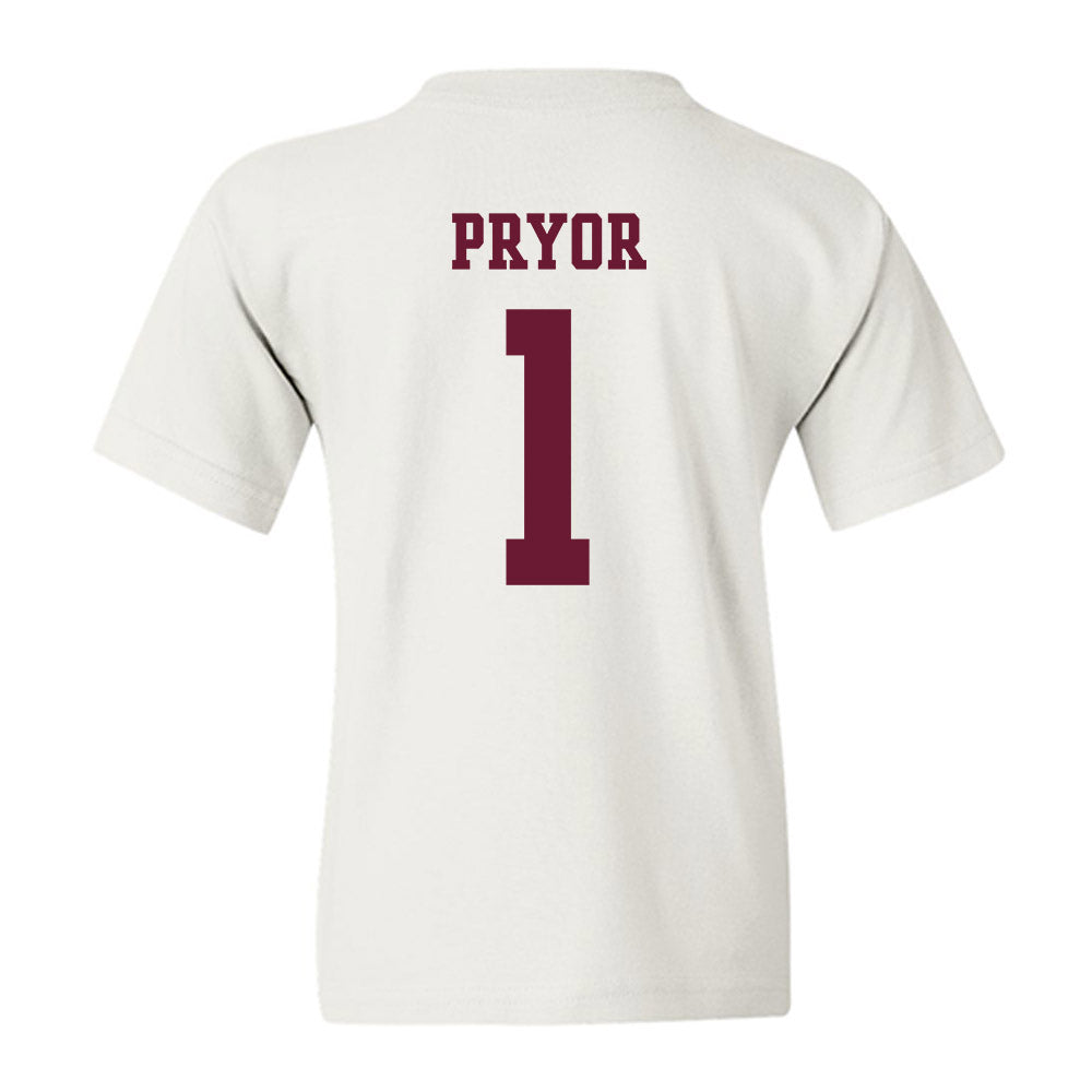 Texas A&M - NCAA Women's Basketball : Ny'Ceara Pryor - Sports Shersey Youth T-Shirt-1