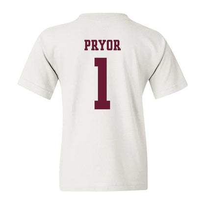 Texas A&M - NCAA Women's Basketball : Ny'Ceara Pryor - Sports Shersey Youth T-Shirt-1