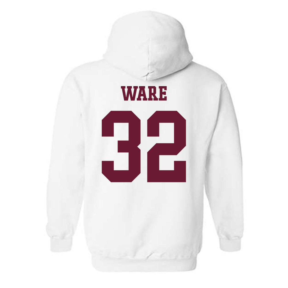 Texas A&M - NCAA Women's Basketball : Lauren Ware - Sports Shersey Hooded Sweatshirt-1