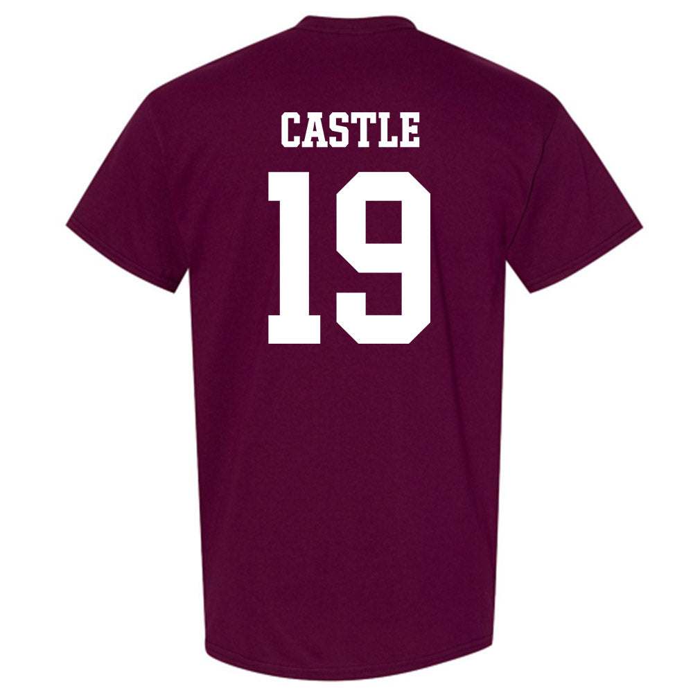 Texas A&M - NCAA Women's Volleyball : Kaia Castle - Sports Shersey T-Shirt-1