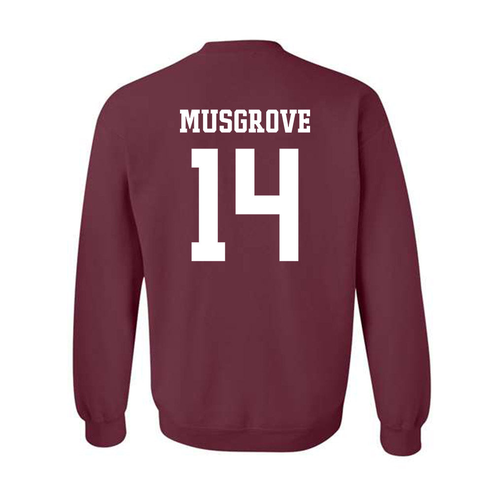 Texas A&M - NCAA Women's Volleyball : Kirra Musgrove - Sports Shersey Crewneck Sweatshirt-1