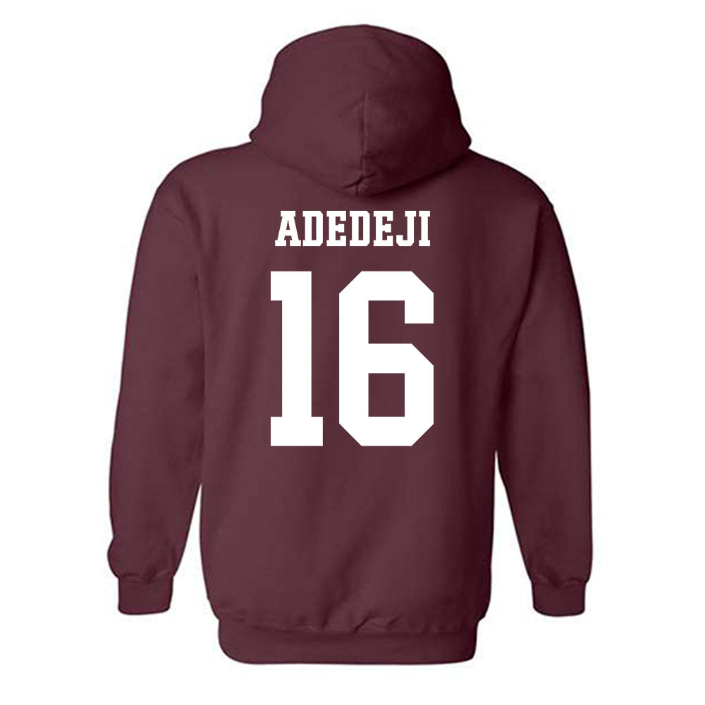Texas A&M - NCAA Women's Volleyball : Lolufe Adedeji - Sports Shersey Hooded Sweatshirt-1