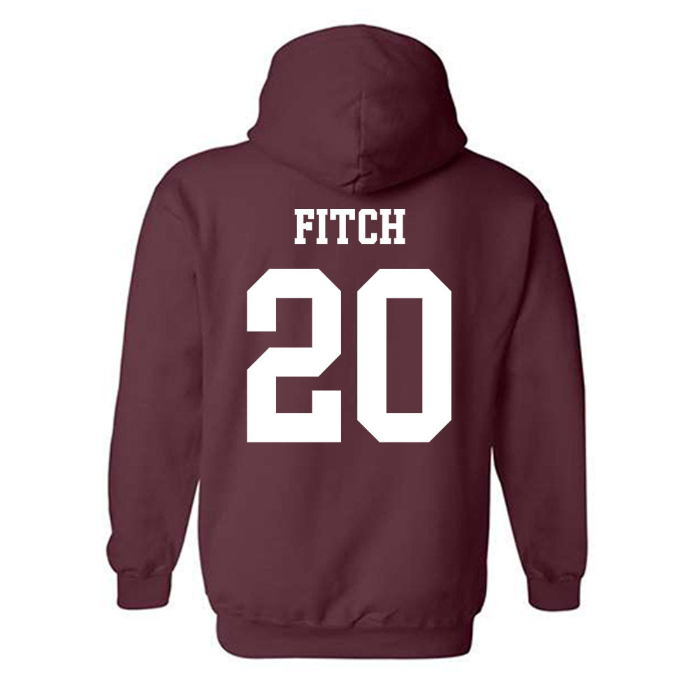Texas A&M - NCAA Women's Volleyball : Megan Fitch - Sports Shersey Hooded Sweatshirt-1