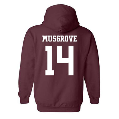 Texas A&M - NCAA Women's Volleyball : Kirra Musgrove - Sports Shersey Hooded Sweatshirt-1