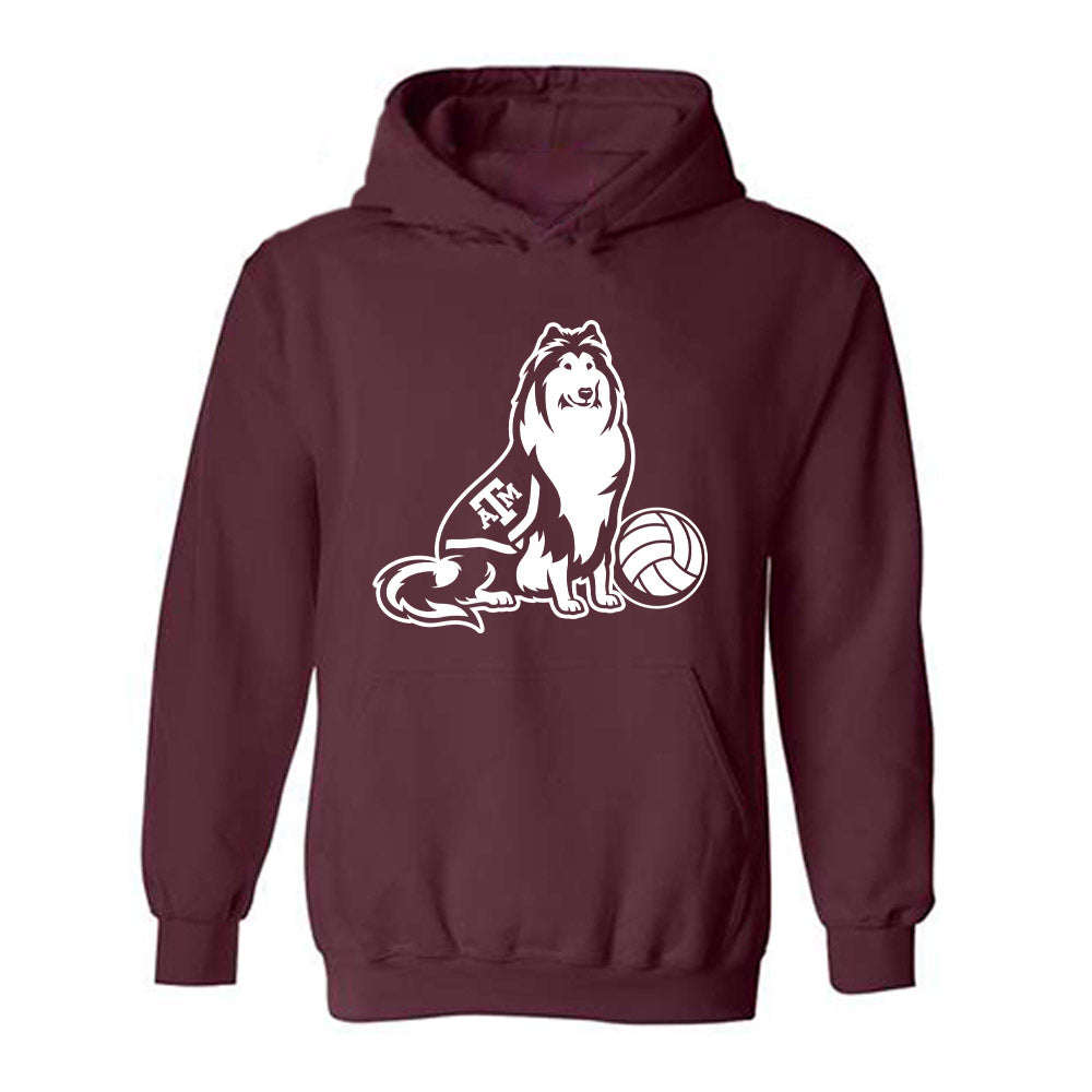 Texas A&M - NCAA Women's Volleyball : Lolufe Adedeji - Sports Shersey Hooded Sweatshirt-0