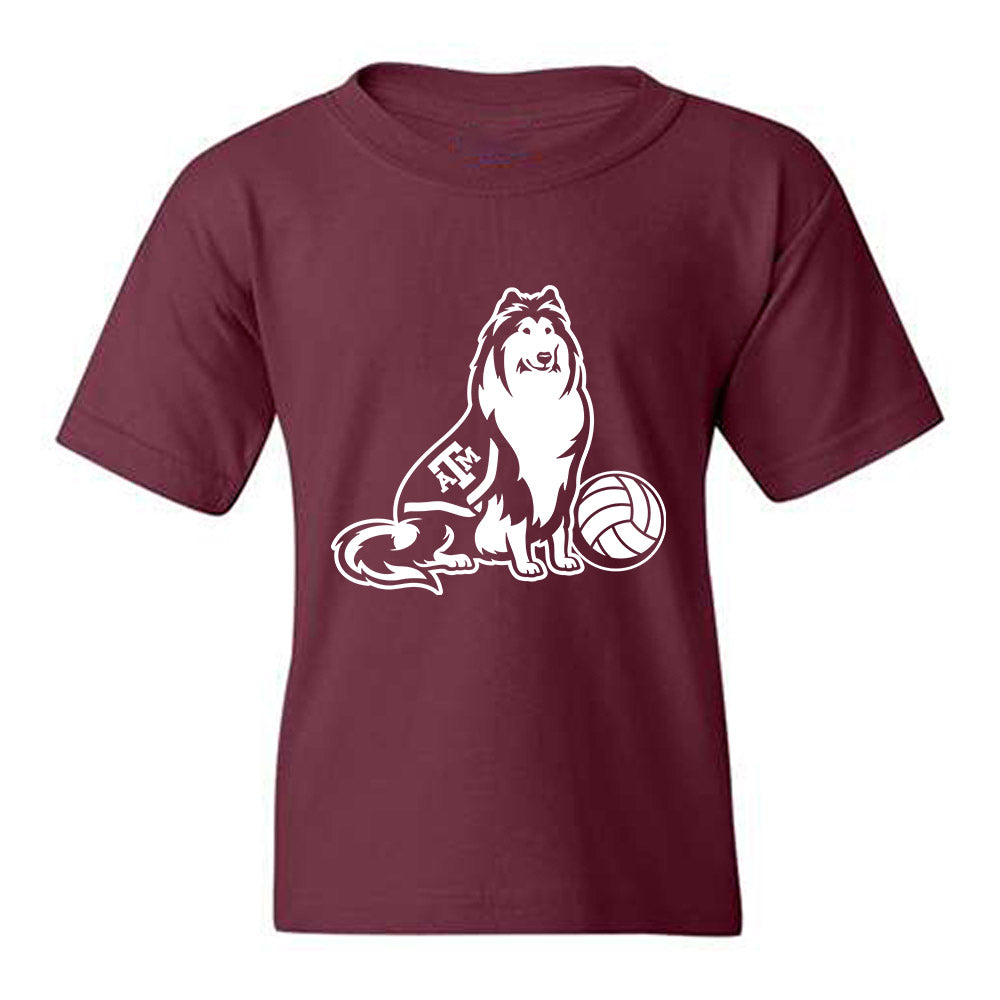 Texas A&M - NCAA Women's Volleyball : Natalie Ring - Sports Shersey Youth T-Shirt-0