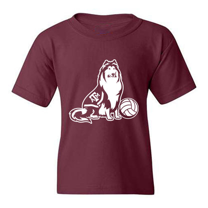 Texas A&M - NCAA Women's Volleyball : Natalie Ring - Sports Shersey Youth T-Shirt-0