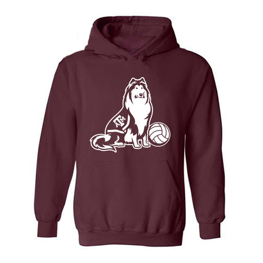 Texas A&M - NCAA Women's Volleyball : Amare Hernandez - Sports Shersey Hooded Sweatshirt-0