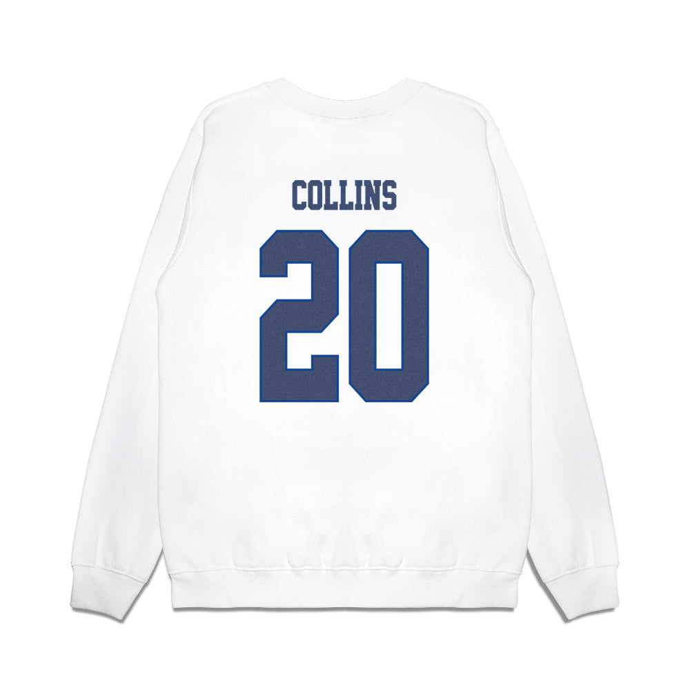 Kentucky - NCAA Women's Basketball : Diana Collins - Denim Shersey Premium Crewneck Sweatshirt-1