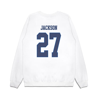 Kentucky - NCAA Football : Isaiah Jackson - Denim Shersey Premium Crewneck Sweatshirt-1