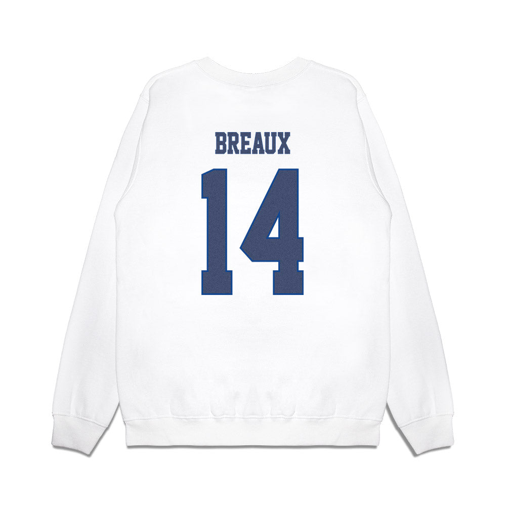 Kentucky - NCAA Women's Volleyball : Bryah Breaux - Denim Shersey Premium Crewneck Sweatshirt-1