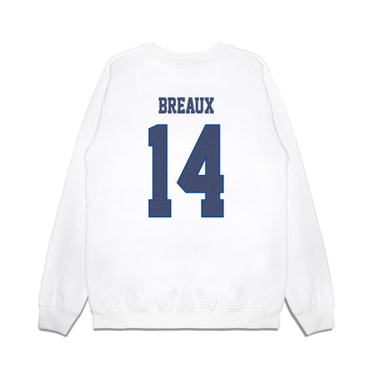 Kentucky - NCAA Women's Volleyball : Bryah Breaux - Denim Shersey Premium Crewneck Sweatshirt-1