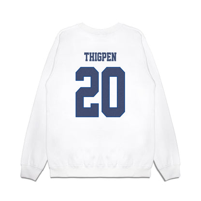 Kentucky - NCAA Women's Volleyball : Asia Thigpen - Denim Shersey Premium Crewneck Sweatshirt-1