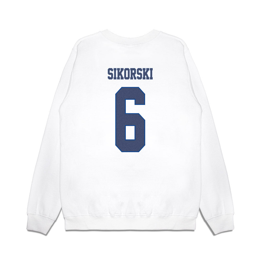 Kentucky - NCAA Women's Soccer : Anna Sikorski - Denim Shersey Premium Crewneck Sweatshirt-1