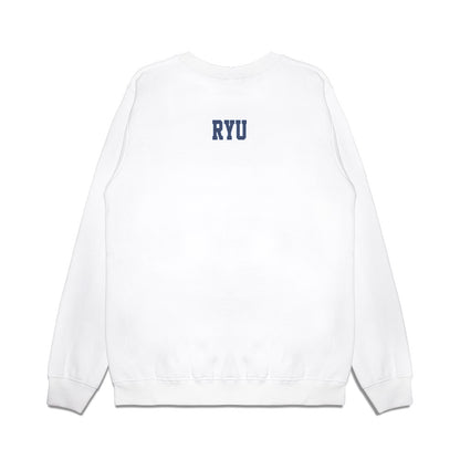 Kentucky - NCAA Cheerleading : Jaydie Ryu - Denim Shersey Premium Crewneck Sweatshirt-1