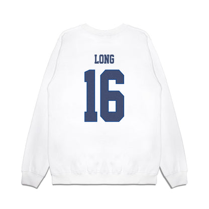 Kentucky - NCAA Football : JacQai Long - Denim Shersey Premium Crewneck Sweatshirt-1
