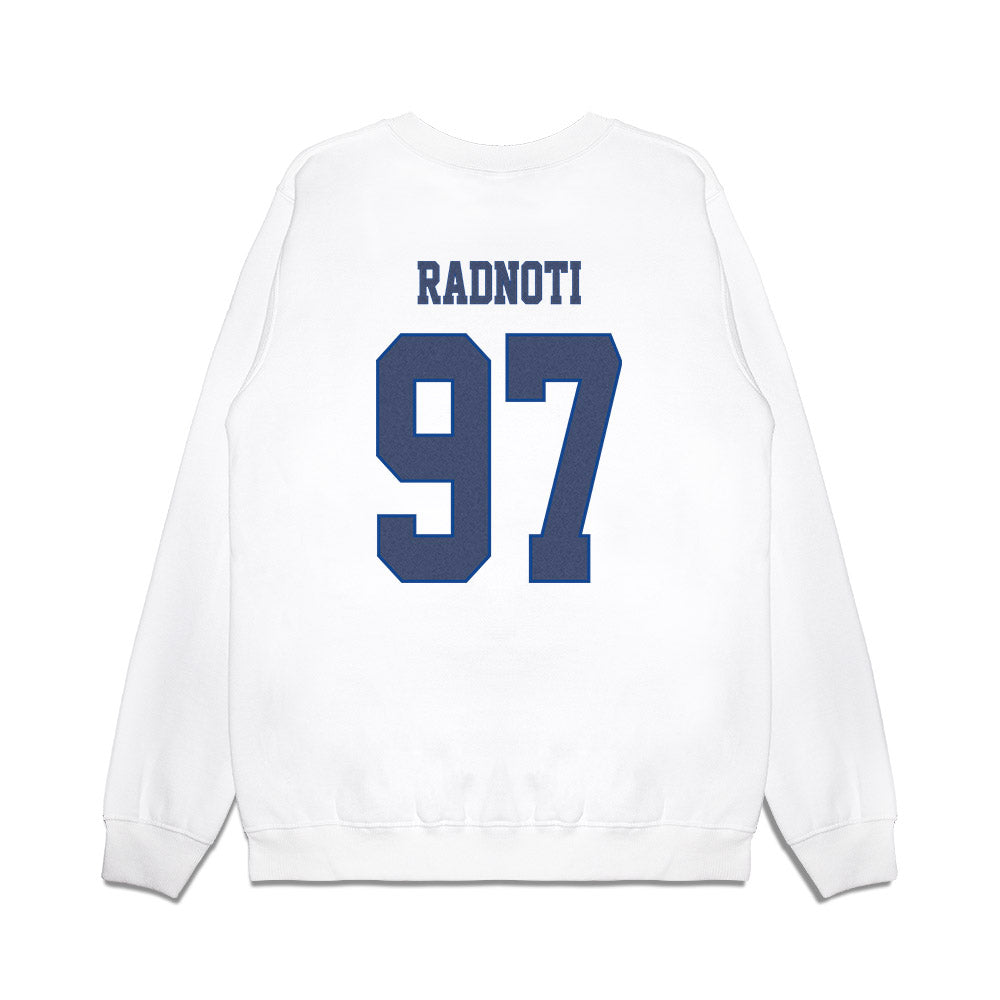 Kentucky - NCAA Football : Spencer Radnoti - Denim Shersey Premium Crewneck Sweatshirt-1
