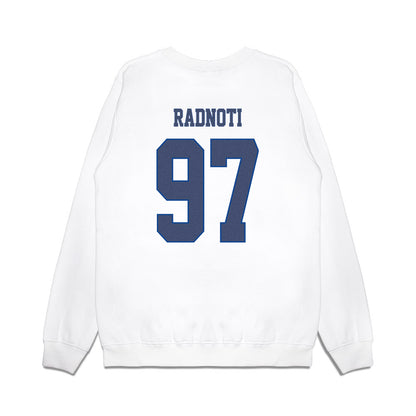 Kentucky - NCAA Football : Spencer Radnoti - Denim Shersey Premium Crewneck Sweatshirt-1