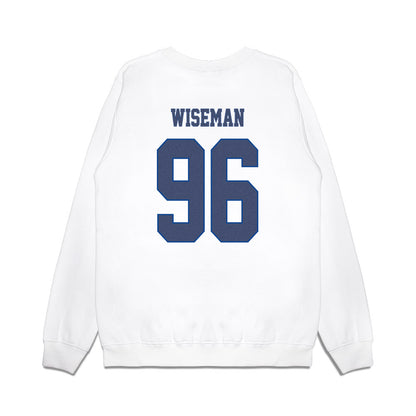 Kentucky - NCAA Football : Dominic Wiseman - Denim Shersey Premium Crewneck Sweatshirt-1