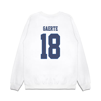 Kentucky - NCAA Women's Volleyball : Morgan Gaerte - Denim Shersey Premium Crewneck Sweatshirt-1