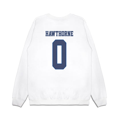 Kentucky - NCAA Men's Basketball : Zyon Hawthorne - Denim Shersey Premium Crewneck Sweatshirt-1