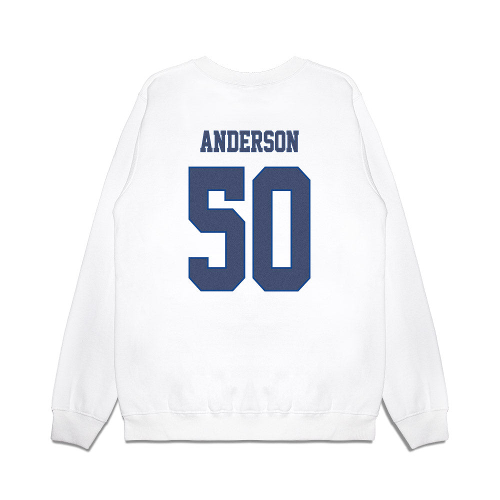 Kentucky - NCAA Football : Max Anderson - Denim Shersey Premium Crewneck Sweatshirt-1